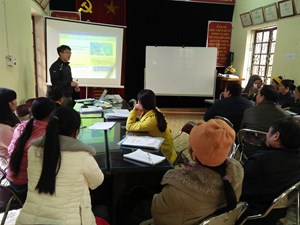 Tập huấn kĩ thuật canh tác cây dược liệu Giảo cổ lam cho cán bộ và hộ dân vùng dự án “Phát triển sinh kế” tại huyện Lục Yên - Yên Bái