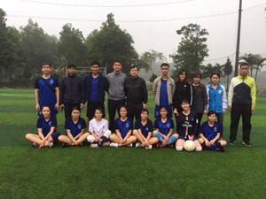Đội tuyển bóng đá Nam khoa Nông học “đặt một chân” vào trận chung kết giải bóng đá Sinh viên Trường Đại học Nông Lâm Thái Nguyên năm 2017