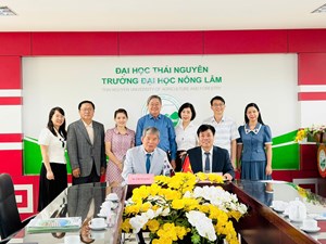 Lễ ký kết hợp tác quốc tế giữa Trường Đại học Nông Lâm – Đại học Thái Nguyên và Công ty TNHH Tư vấn Nông nghiệp Toàn cầu Hàn Quốc, triển khai học bổng K-Dream