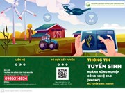 Tuyển sinh ngành Nông nghiệp công nghệ cao 