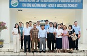 KHOA CÔNG NGHỆ NÔNG NGHIỆP LÀM VIỆC VỚI ĐẠI HỌC HIROSHIMA (NHẬT BẢN): THÚC ĐẨY HỢP TÁC QUỐC TẾ TRONG ĐÀO TẠO VÀ NGHIÊN CỨU KHOA HỌC