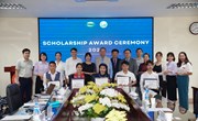 SINH VIÊN KHOA CÔNG NGHỆ NÔNG NGHIỆP VINH DỰ NHẬN HỌC BỔNG K-DREAM SCHOLARSHIP ASSOCIATION