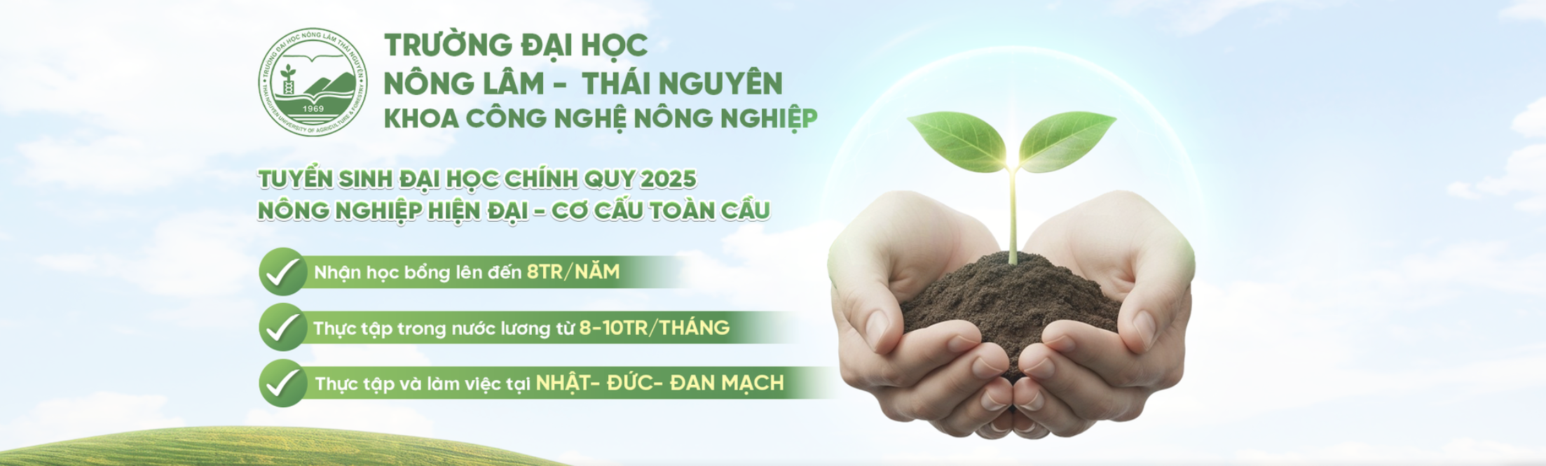 Tuyển sinh ngành Khoa học cây trồng và Nông nghiệp công nghệ cao năm 2026